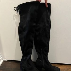 Black Knee High Black Boots
